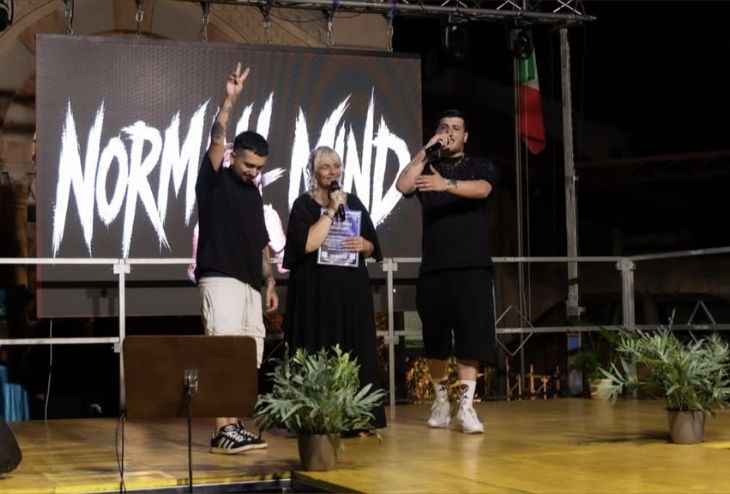 Riconoscimento sul palco