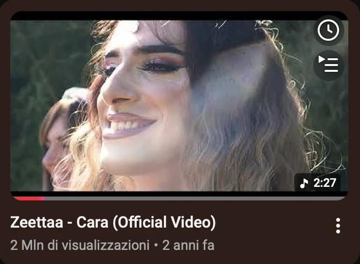 Cover di Zeettaa di Cara