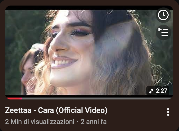 Cover di Zeettaa di Cara